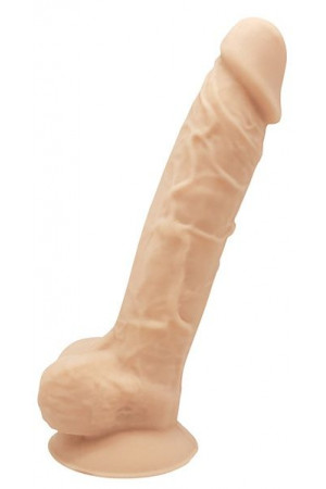 Телесный реалистичный фаллоимитатор DILDO 7INCH FLESH - 17,7 см.