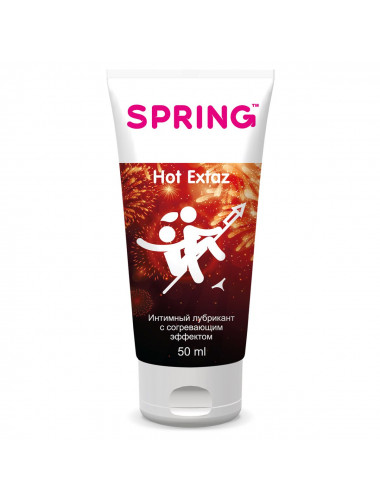 Согревающий интимный лубрикант Spring Hot Extaz - 50 мл.