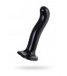 Черный стимулятор для пар P G-Spot Dildo Size L - 19 см.