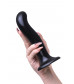 Черный стимулятор для пар P G-Spot Dildo Size L - 19 см.