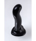 Черный стимулятор для пар P G-Spot Dildo Size L - 19 см.