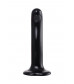 Черный стимулятор для пар P G-Spot Dildo Size L - 19 см.