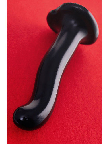 Черный стимулятор для пар P G-Spot Dildo Size L - 19 см.