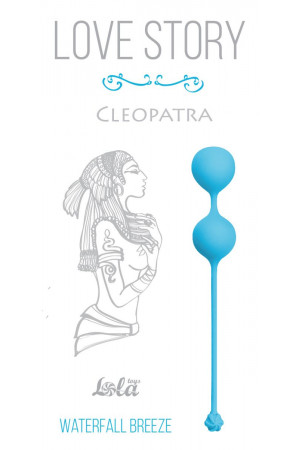 Голубые вагинальные шарики Cleopatra Waterfall Breeze