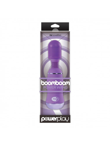 Фиолетовый вибромассажер с усиленной вибрацией BoomBoom Power Wand