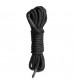 Черная веревка для бондажа Easytoys Bondage Rope - 5 м.