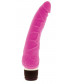 Розовый вибратор-реалистик с венками PURRFECT SILICONE CLASSIC 7.1INCH PINK  - 18 см.