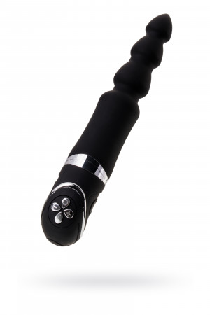 Анальный вибростимулятор erotist силикон черный 20,7 см