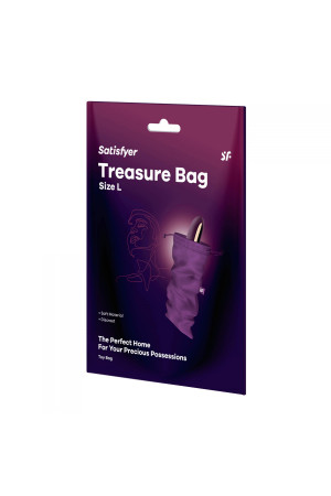 Фиолетовый мешочек для хранения игрушек Treasure Bag L