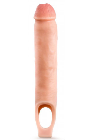 Телесная насадка-удлинитель 11.5 Inch Silicone Cock Sheath Penis Extender - 29,2 см.