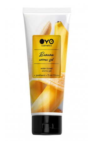 Лубрикант на водной основе OYO Aroma Gel Banana с ароматом банана - 75 мл.