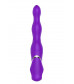 Фиолетовый изогнутый вибратор NAGHI NO.18 RECHARGEABLE 3 MOTOR VIBE - 15 см.