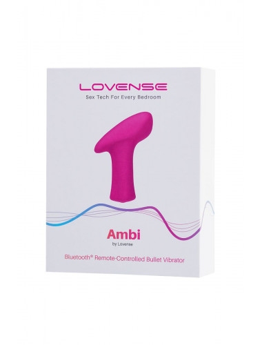 Вибропуля lovense ambi розовый 8,6 см