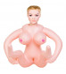 Кукла надувная с реалистичной головой. блондинка в лежачей позе. вставка вагина – анус. 2 отверстия