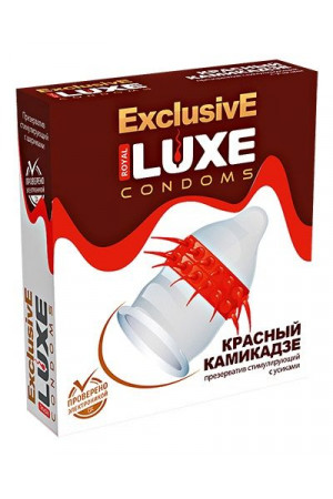 Презерватив LUXE  Exclusive «Красный камикадзе» - 1 шт.