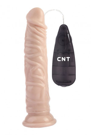 Телесный вибратор-реалистик 8.4 Stud Realistic Dildo - 21,4 см.