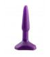 Фиолетовый анальный стимулятор Small Anal Plug Purple - 12 см.