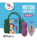 Фиолетовые вагинальные шарики с вращением бусин Remote Controlled Motion Love Balls Foxy