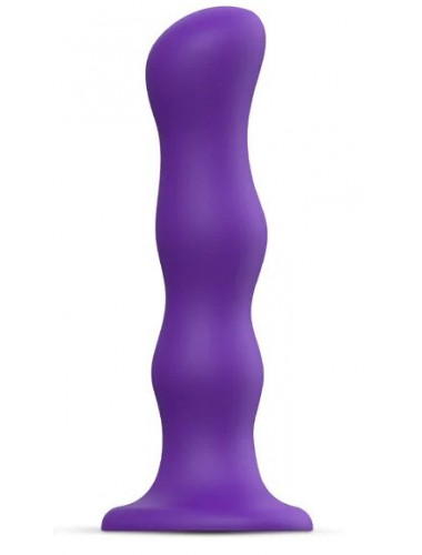Фиолетовая насадка Strap-On-Me Dildo Geisha Balls size XL