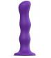 Фиолетовая насадка Strap-On-Me Dildo Geisha Balls size XL