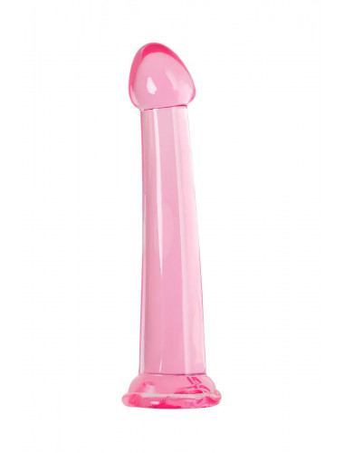 Нереалистичный фаллоимитатор jelly dildo розовый 20 см