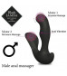 Универсальный анальный массажер Black Jamba Anal Vibrator - 12 см.