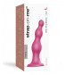 Розовая насадка Strap-On-Me Dildo Plug Beads size L