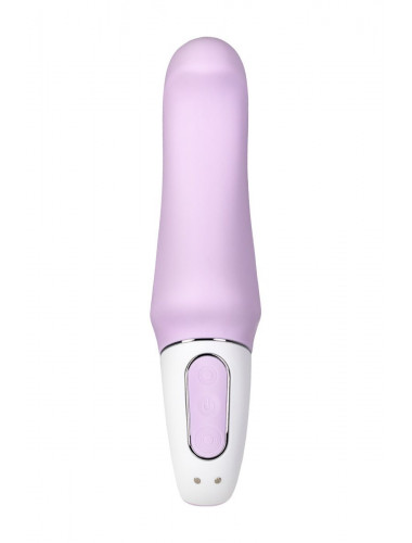 Сиреневый вибратор Satisfyer Charming Smile - 18,5 см.