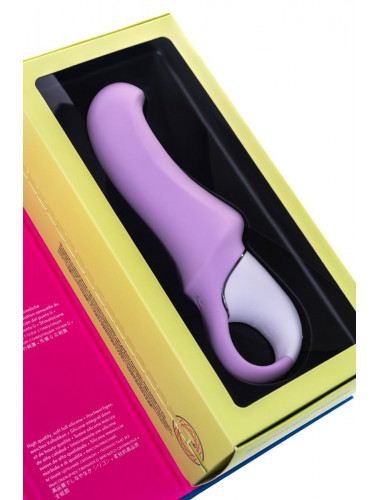 Сиреневый вибратор Satisfyer Charming Smile - 18,5 см.