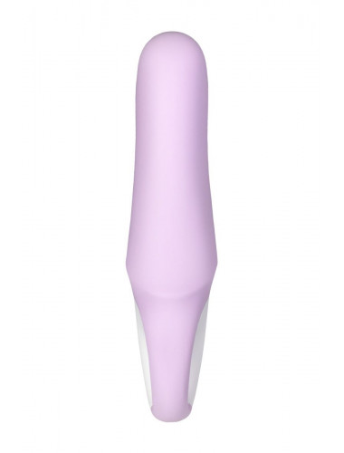 Сиреневый вибратор Satisfyer Charming Smile - 18,5 см.