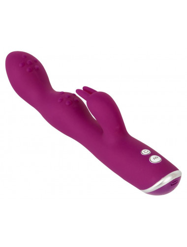 Фиолетовый вибратор A   G-Spot Rabbit Vibrator для стимуляции зон G и A - 23,6 см.