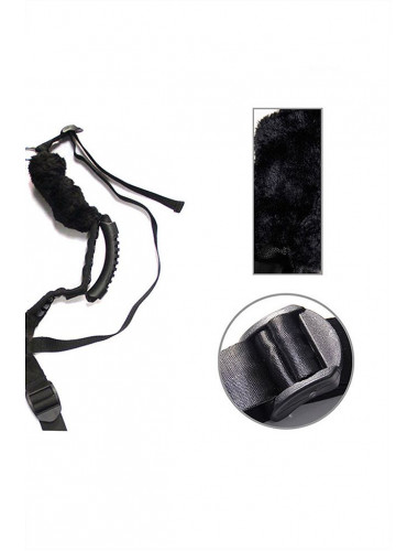 Комплект бондажный romfun sex harness bondage на сбруе чёрный