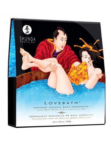 Соль для ванны Lovebath Ocean temptation, превращающая воду в гель - 650 гр.