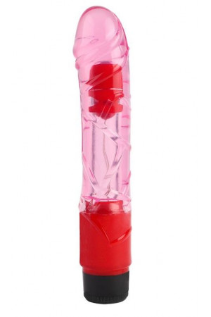 Розовый вибратор-реалистик 9 Inch Realistic Vibe - 22,3 см.