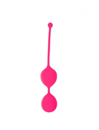 Вагинальные шарики cosmo розовые неон 16 см