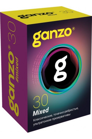 Микс-набор из 30 презервативов Ganzo Mixed