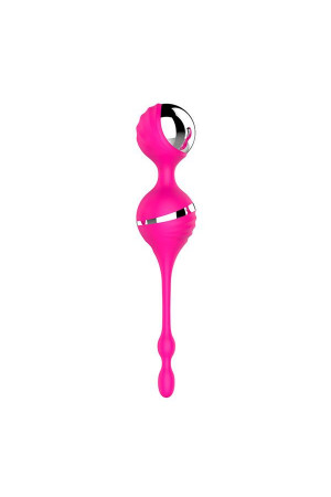 Розовый вагинальные шарики с вибрацией NAGHI NO.17 RECHARGEABLE DUO BALLS