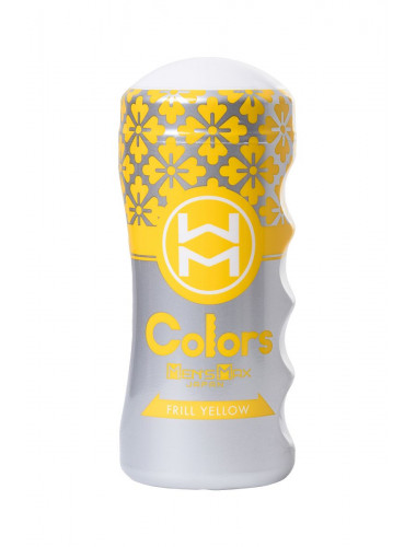 Мастурбатор нереалистичный colors frill yellow 15 см