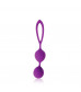 Вагинальные шарики cosmo фиолетовые 17 см