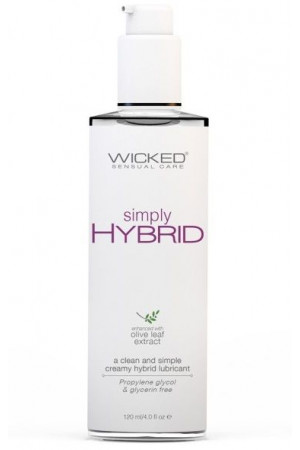 Водно-силиконовый лубрикант Wicked Simply HYBRID - 120 мл.