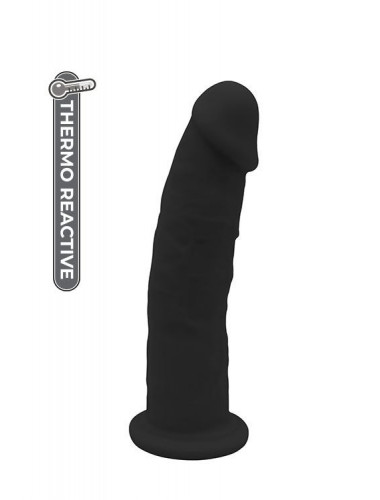 Черный реалистичный фаллоимитатор DILDO 7.5INCH BLACK - 19 см.