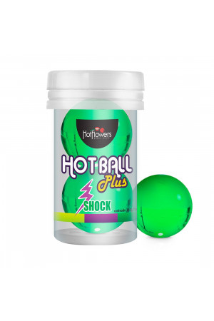 Лубрикант на силиконовой основе Hot Ball Plus с покалывающим эффектом (2 шарика по 3 гр.)