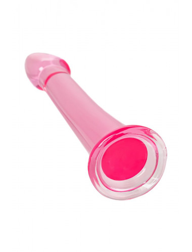 Нереалистичный фаллоимитатор jelly dildo розовый 22 см