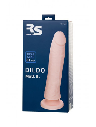 Фаллоимитатор rs silicone matt b телесный 21,5 см