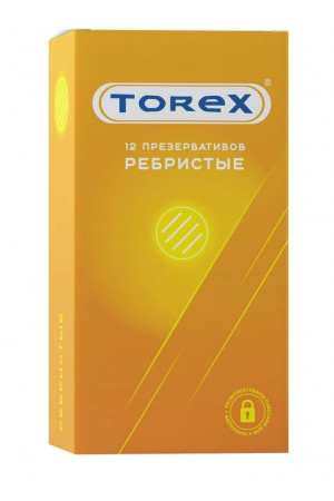 Текстурированные презервативы Torex  Ребристые  - 12 шт.