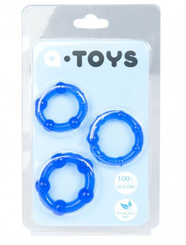 Набор колец a-toys синие