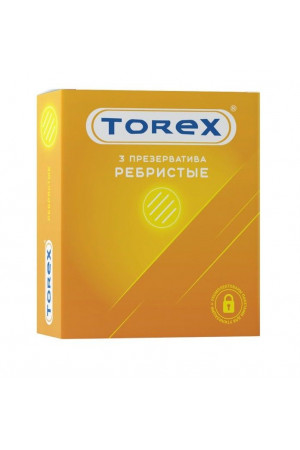 Текстурированные презервативы Torex  Ребристые  - 3 шт.