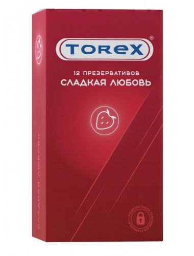 Презервативы сладкая любовь torex №12
