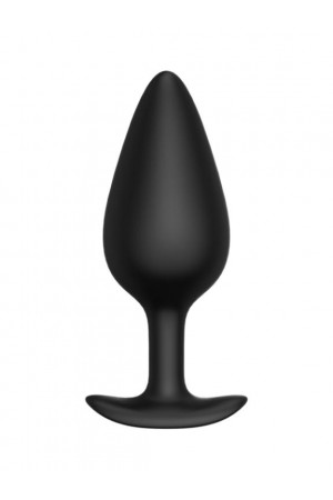 Черная анальная пробка Butt plug №04 - 10 см.