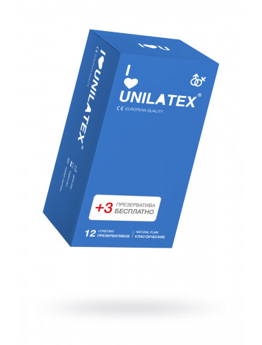 Презервативы unilatex natural plain классические №15 шт